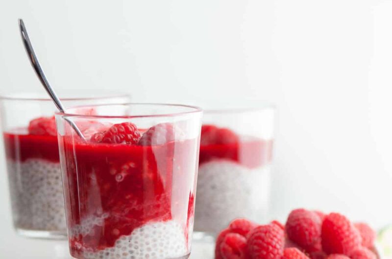 Raspberry Chia Pudding