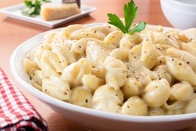 Creamy Garlic Parmesan Chicken Shells Recipe