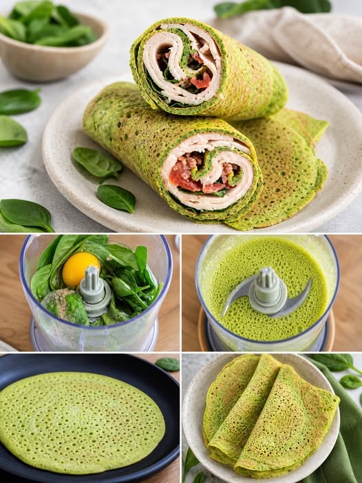 Keto Spinach Wraps